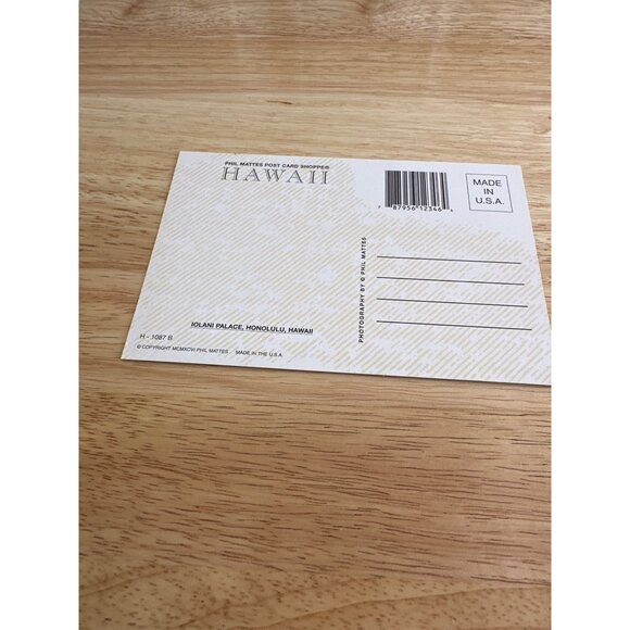 Vintage Hawaiian Postcard Iolani Palace Honolulu SKU 0326 - Picture 4 of 4